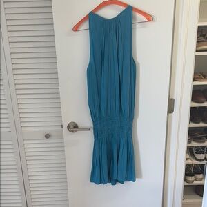 Elegant Ramy Brook Teal Sleeveless Dress